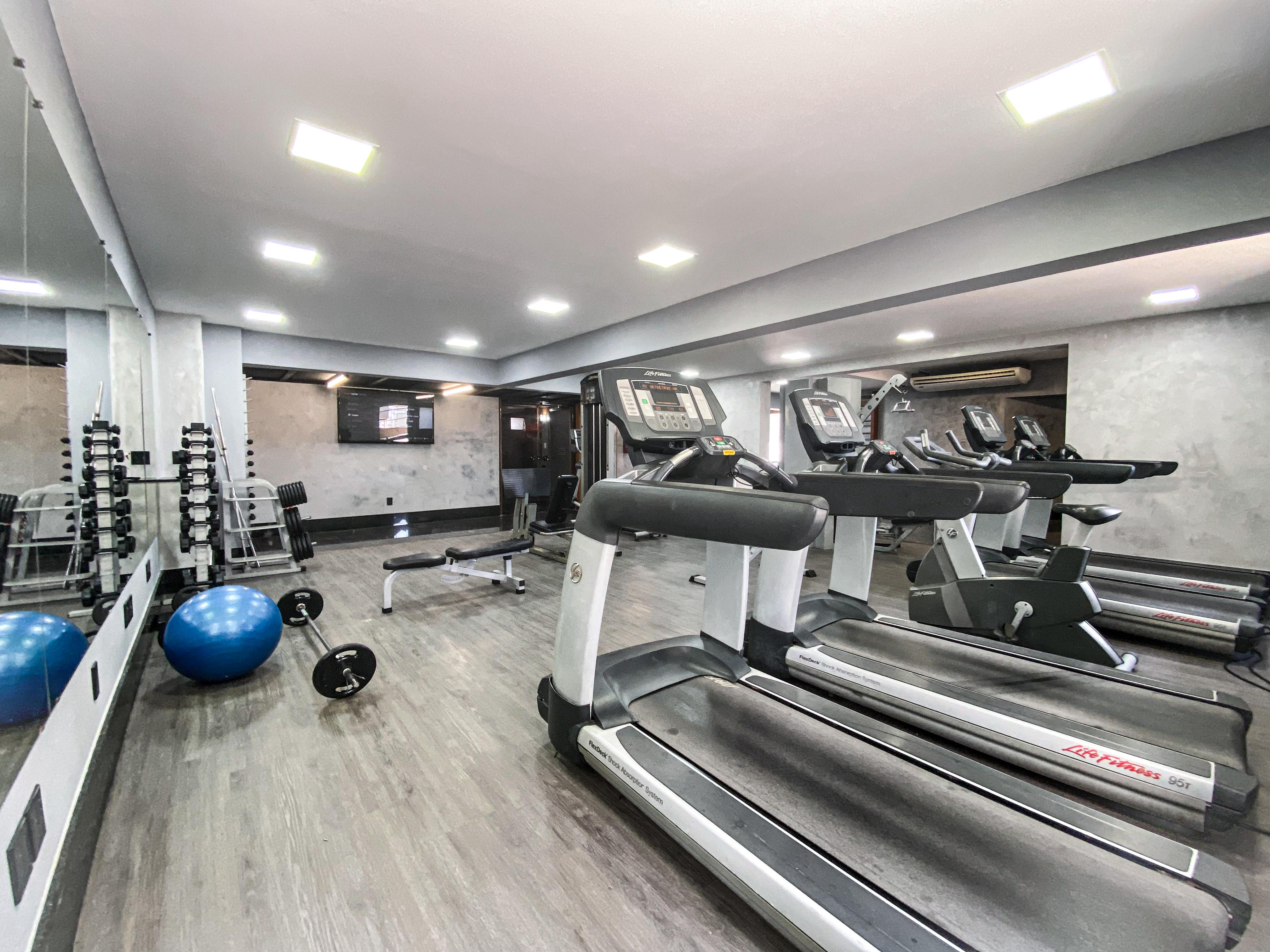 Ouro Minas Hotel Belo Horizonte, Dolce By Wyndham Zewnętrze zdjęcie The gym at the hotel