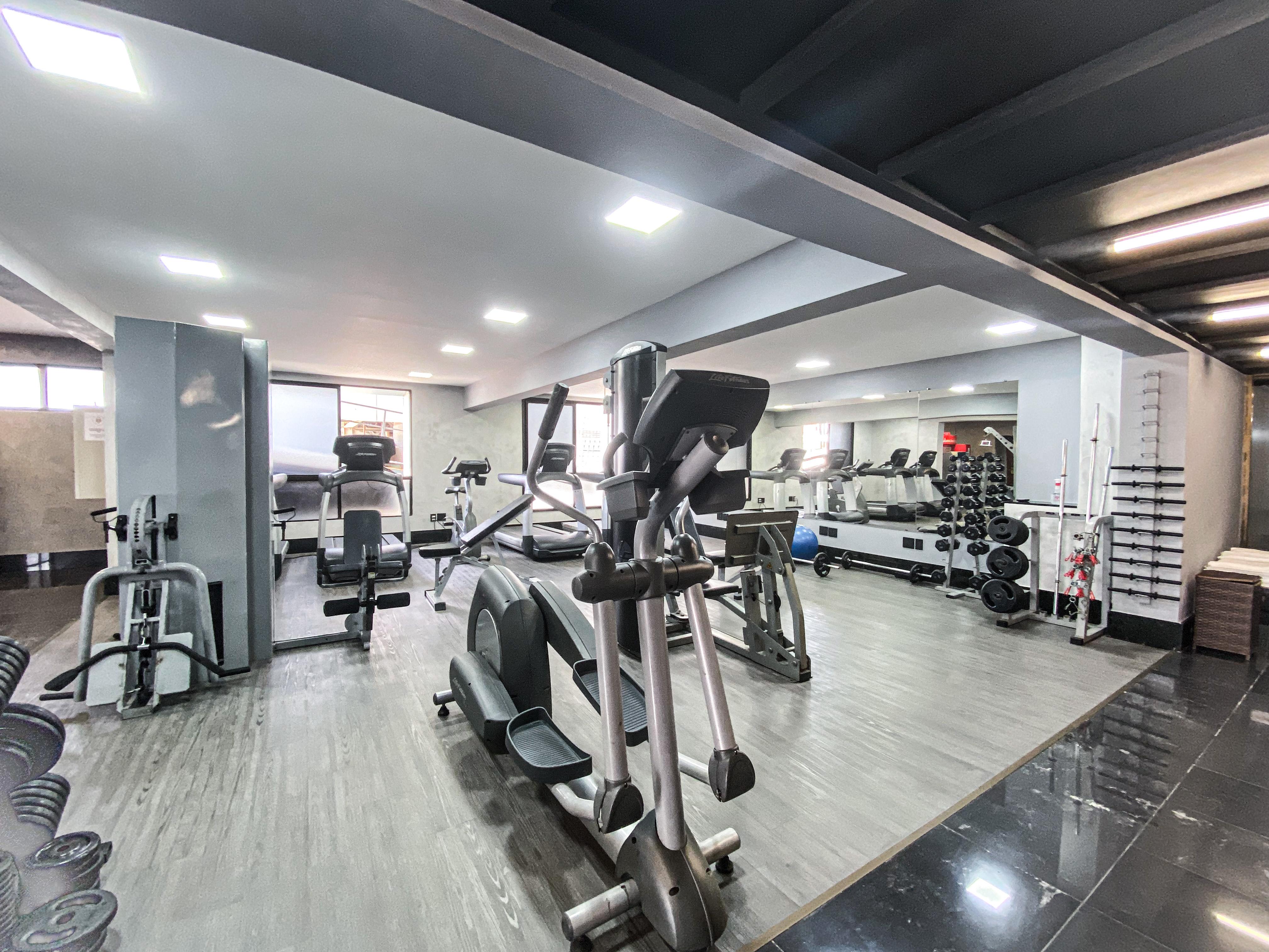 Ouro Minas Hotel Belo Horizonte, Dolce By Wyndham Zewnętrze zdjęcie The gym at the hotel
