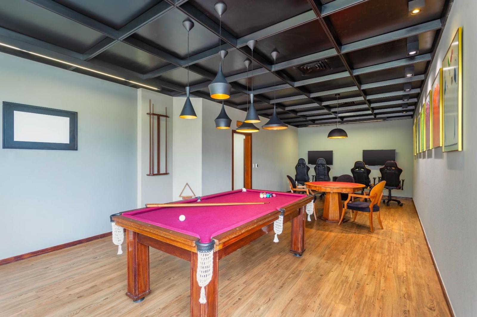 Ouro Minas Hotel Belo Horizonte, Dolce By Wyndham Zewnętrze zdjęcie The pool table at the office