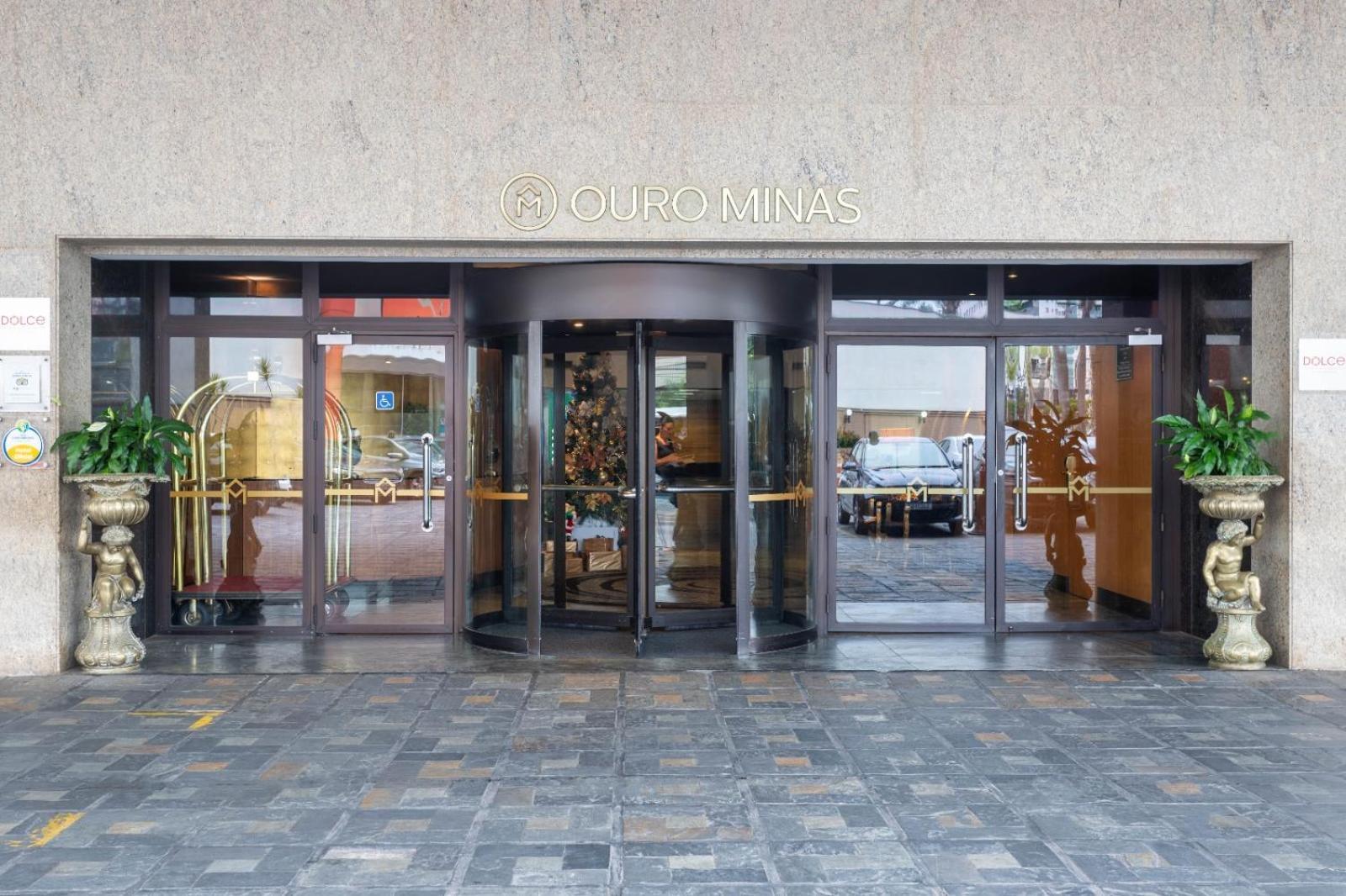 Ouro Minas Hotel Belo Horizonte, Dolce By Wyndham Zewnętrze zdjęcie Entrance to the hotel